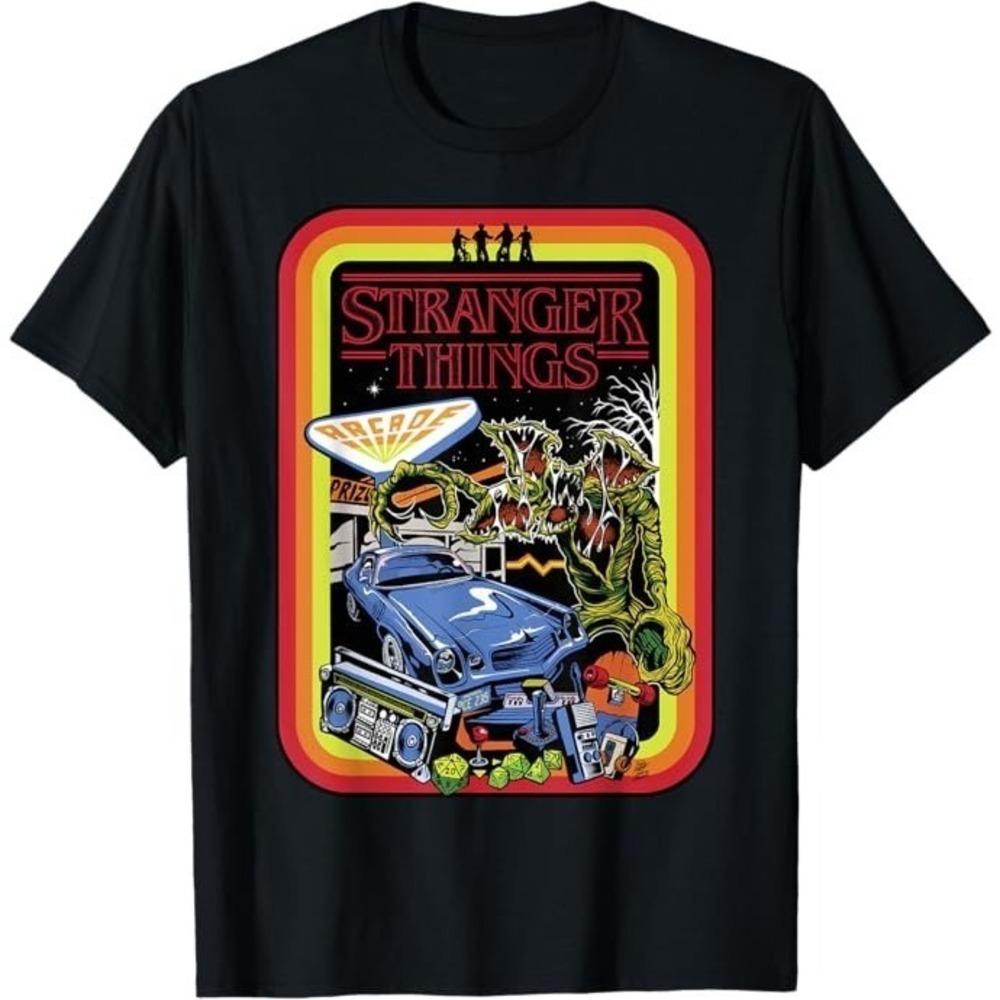 Stranger Things Day Retro Poster Short Sleeve T-Shirt